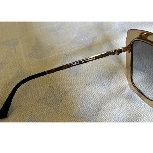 Authentic Gucci Crystal Studded Square Sunglasses GG0114S Made in Italy main image 6